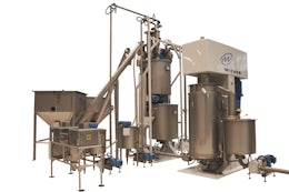 Vertical ball mills for chocolate refining