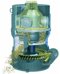 Pelleting press for feed and petfood