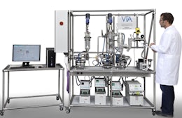 Laboratory wiped film distiller