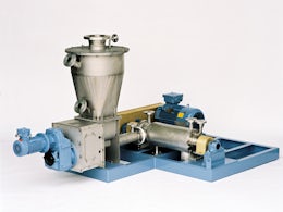 Continuous high-speed paddle mixer