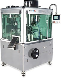 Automatic capsule filler for liquid solutions