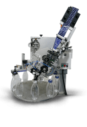In-line tamper evident applicator head