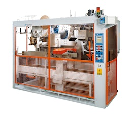 Automatic bagging machine for open mouth bags