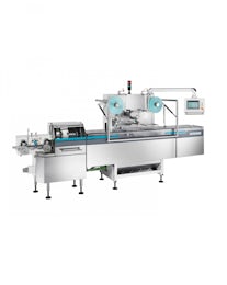 High-speed cut & wrap flow pack machine
