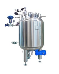 Pharmaceutical formulation and mixing tanks