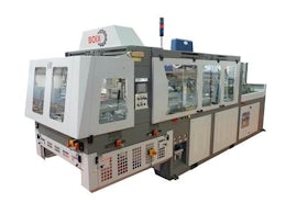 Tray former for various tray formats including trays with corner constructions