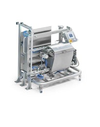 High-speed depositor of garlic butter