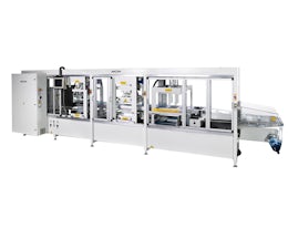 Thermoforming vacuum and pressure machine for tray production