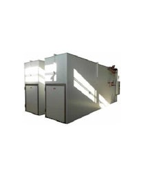 Industrial tunnel dryer for food sector