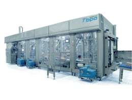 Robotic case packing machine for snack bags