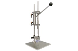 Manual stoppering equipment for pre-filled syringes